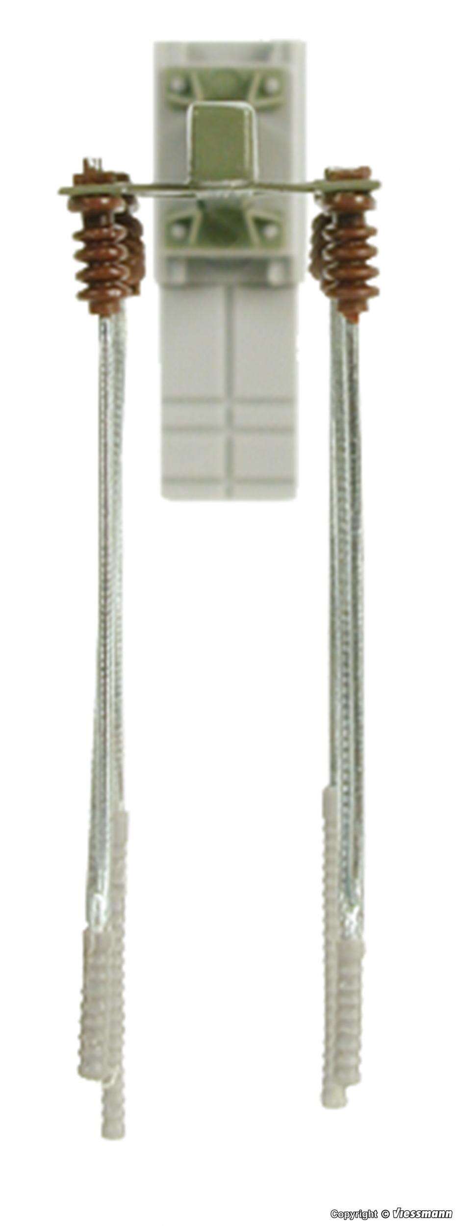 H0 Standard mast with double beam