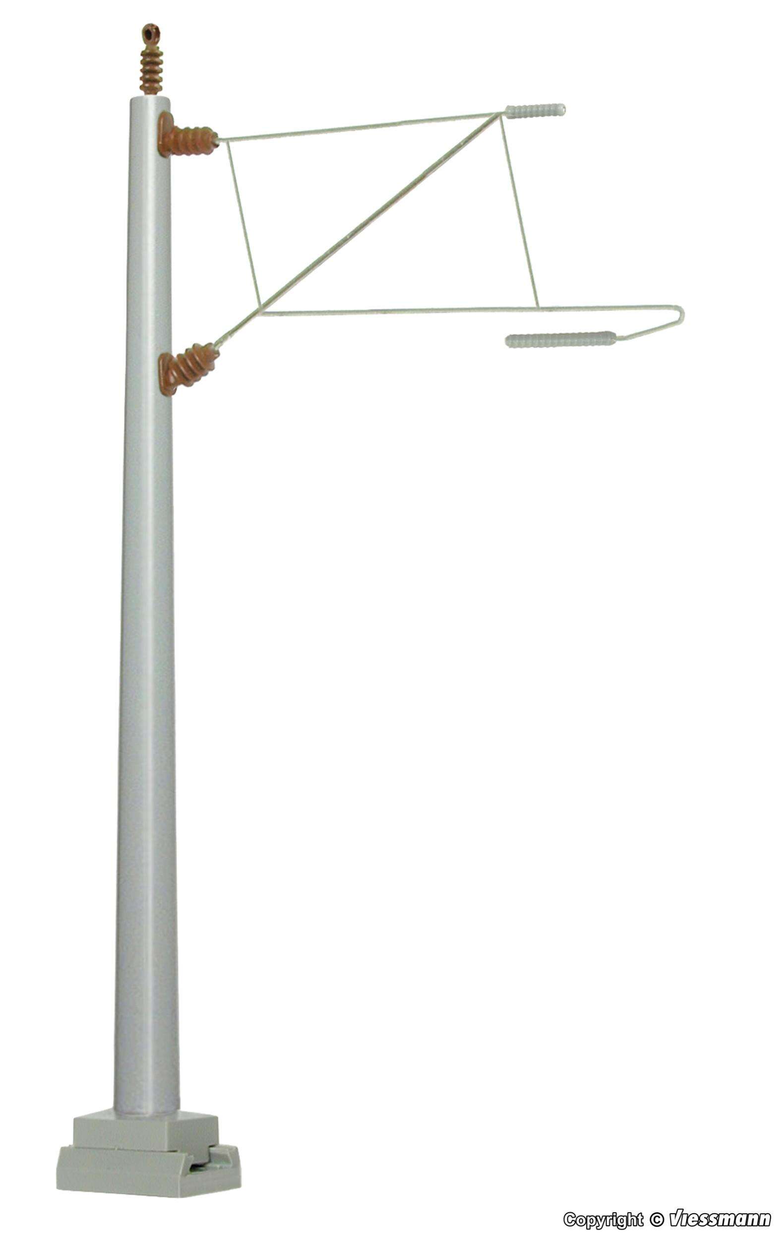 H0 Mast concrete for new tracks