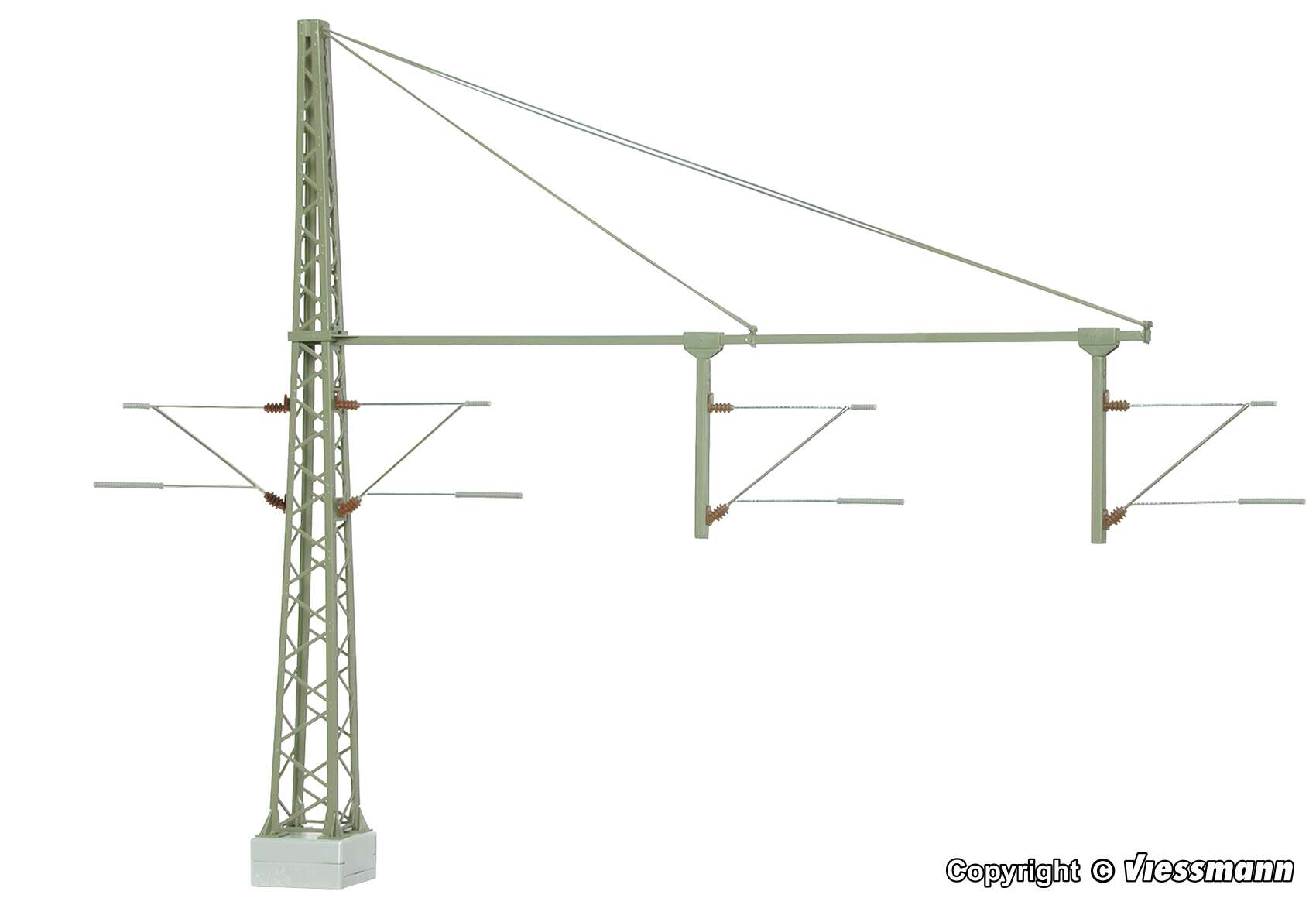 H0 Suspended box girders covering 3 tracks