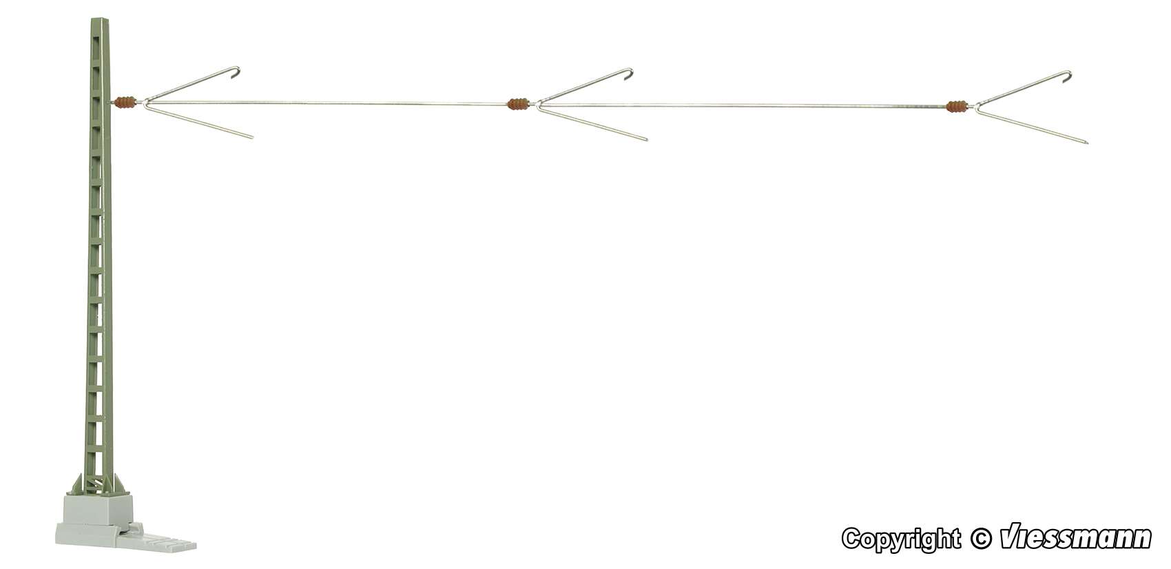 H0 Curved pull-off, triple