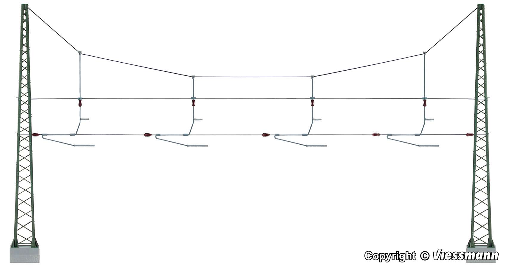 H0 Spanbridge covering 4 tracks