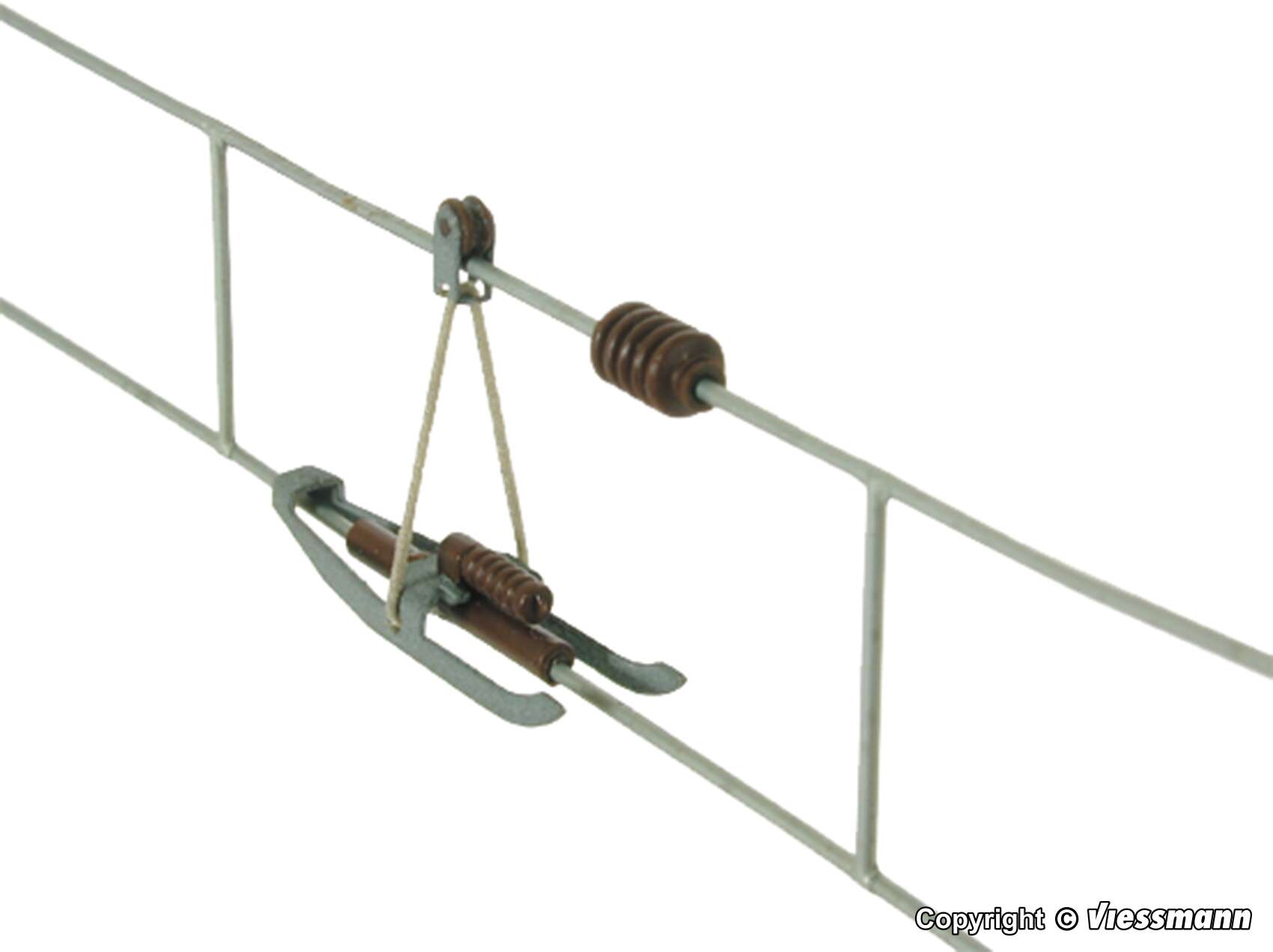 H0 Insulating section, 2 pieces