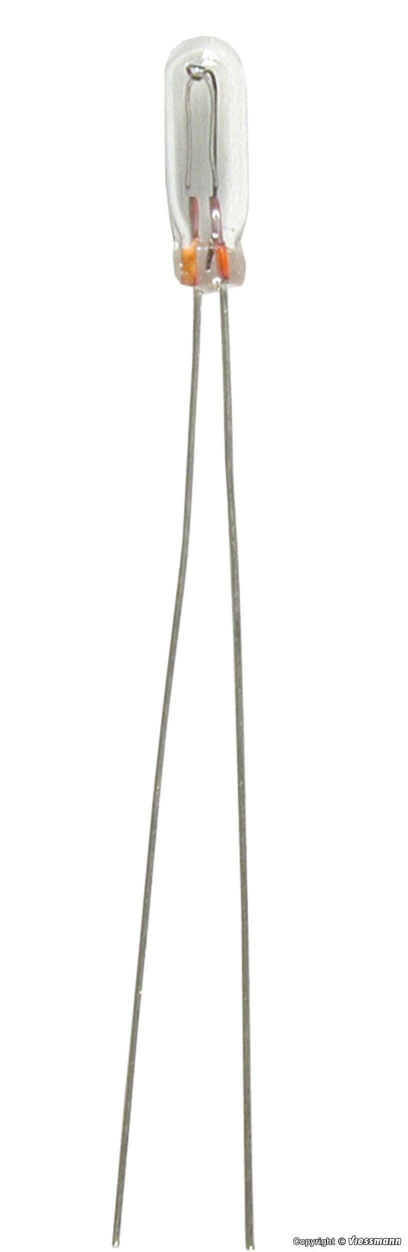 Spare bulb clear T 1/2, Ø 1,8 mm, 16 V, 30 mA, 2 blank wires
