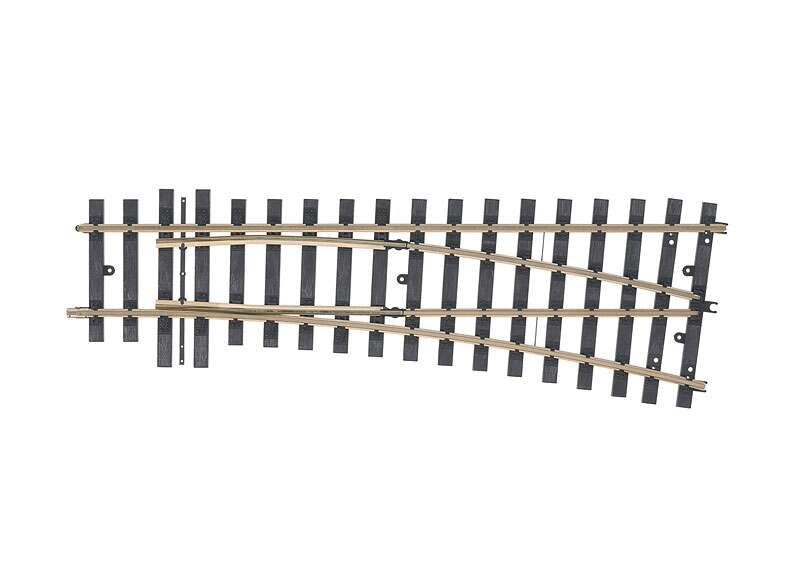 Right Turnout, Radius 1, 394 mm, 15° .
