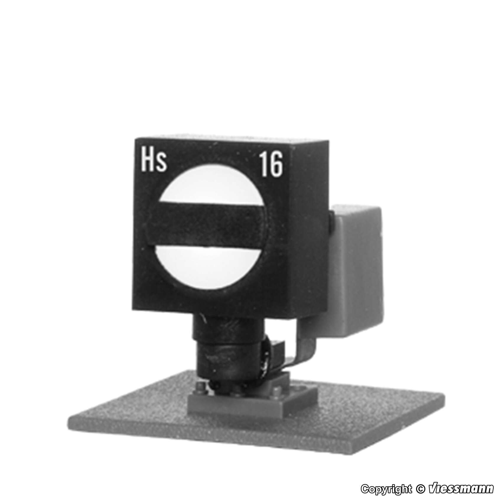 H0 Semaphore stop signal, lower type