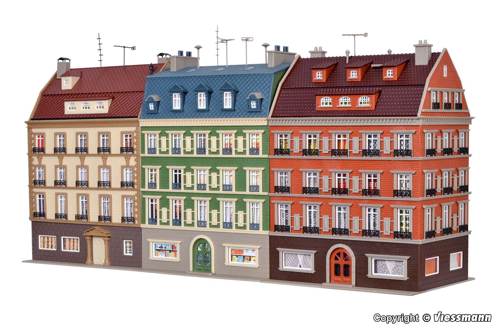 Block of houses, 3 buildings