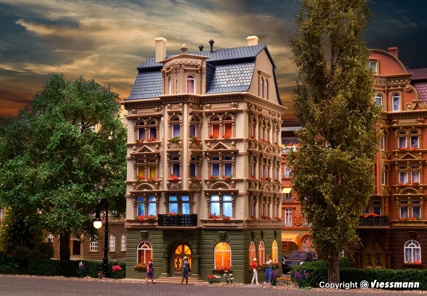 City house at the park, Schlossallee 5