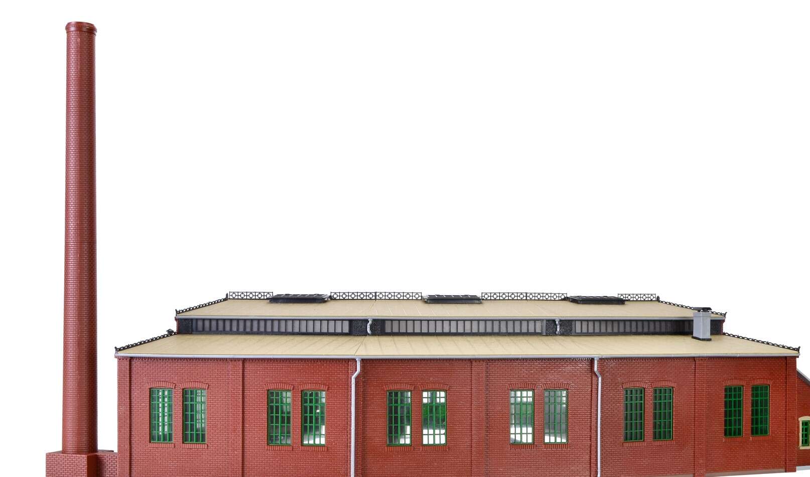 Roundhouse with door lock mechanism, three track, functional kit