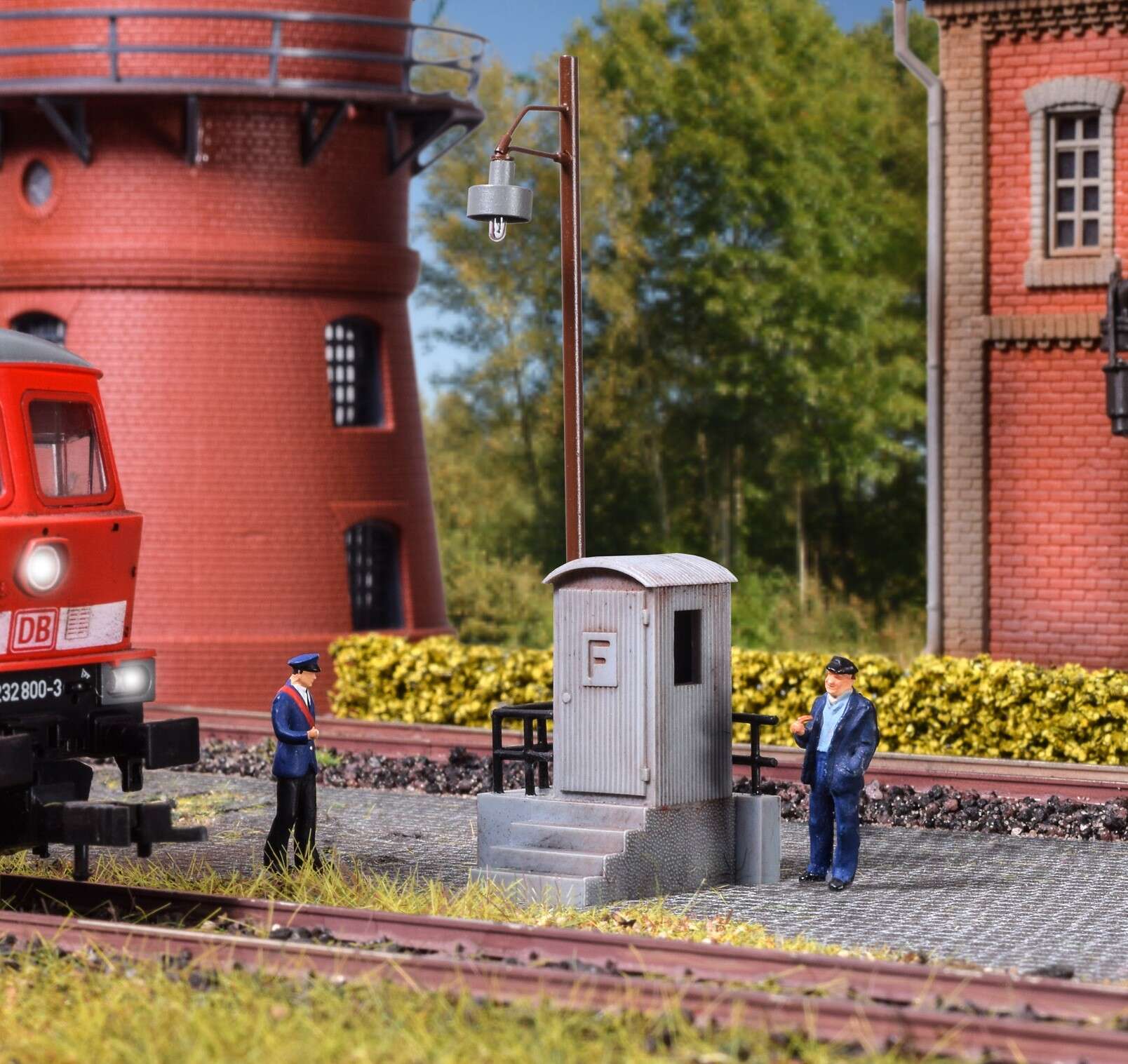 Telephone house with stairway