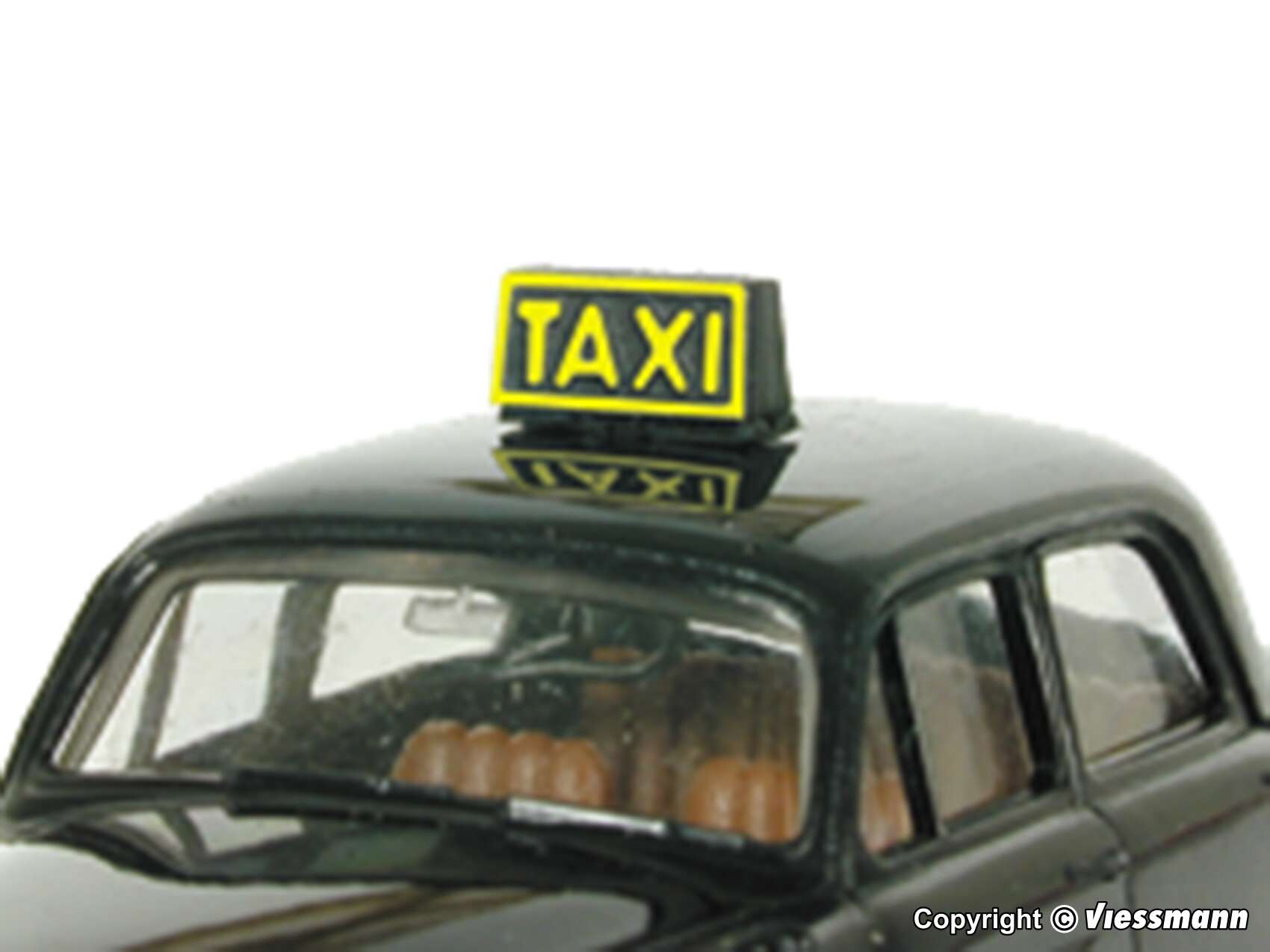 Taxi sign with LED lighting