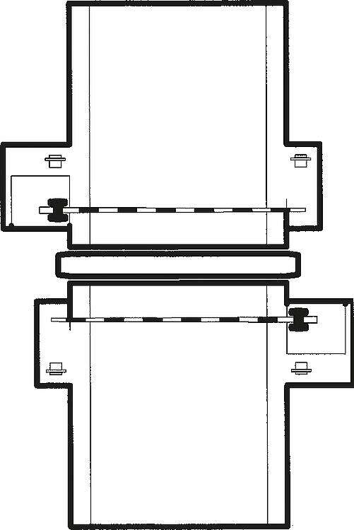 Gated railway crossing