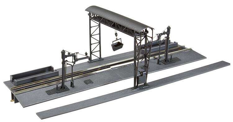 Cinder removing facility with gantry crane