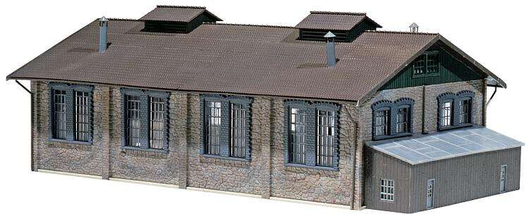 Two-stall engine shed