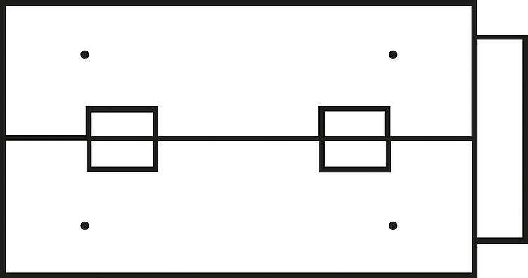 Two-stall engine shed