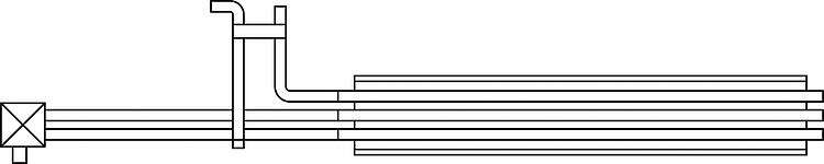 Pipeline and filling plant
