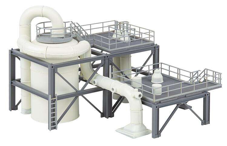 Steel structure of apparatuses with pipes