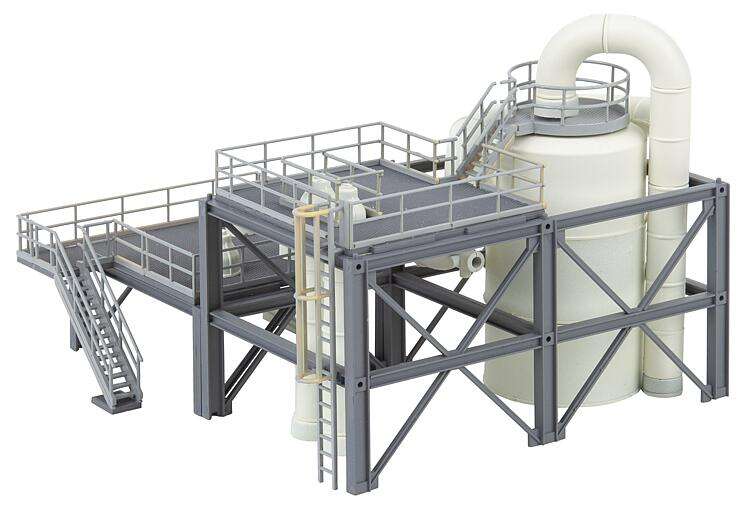 Steel structure of apparatuses with pipes