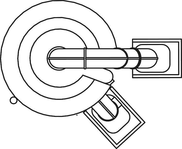Column with conduits