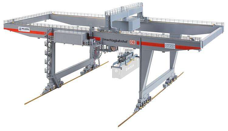 Container bridge-crane