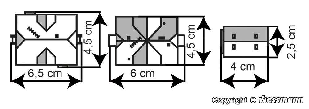 Company dwelling, 2 pieces with one annexe