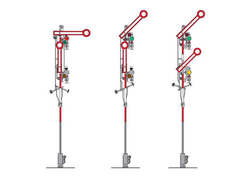 Home Signal with a Narrow Mast
