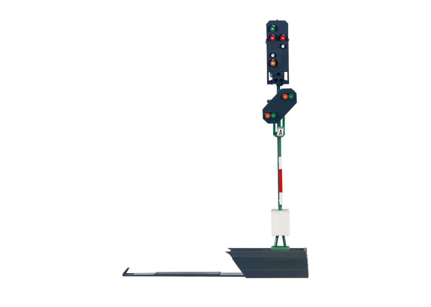 Color Light Home Signal with a Color Light Distant Signal