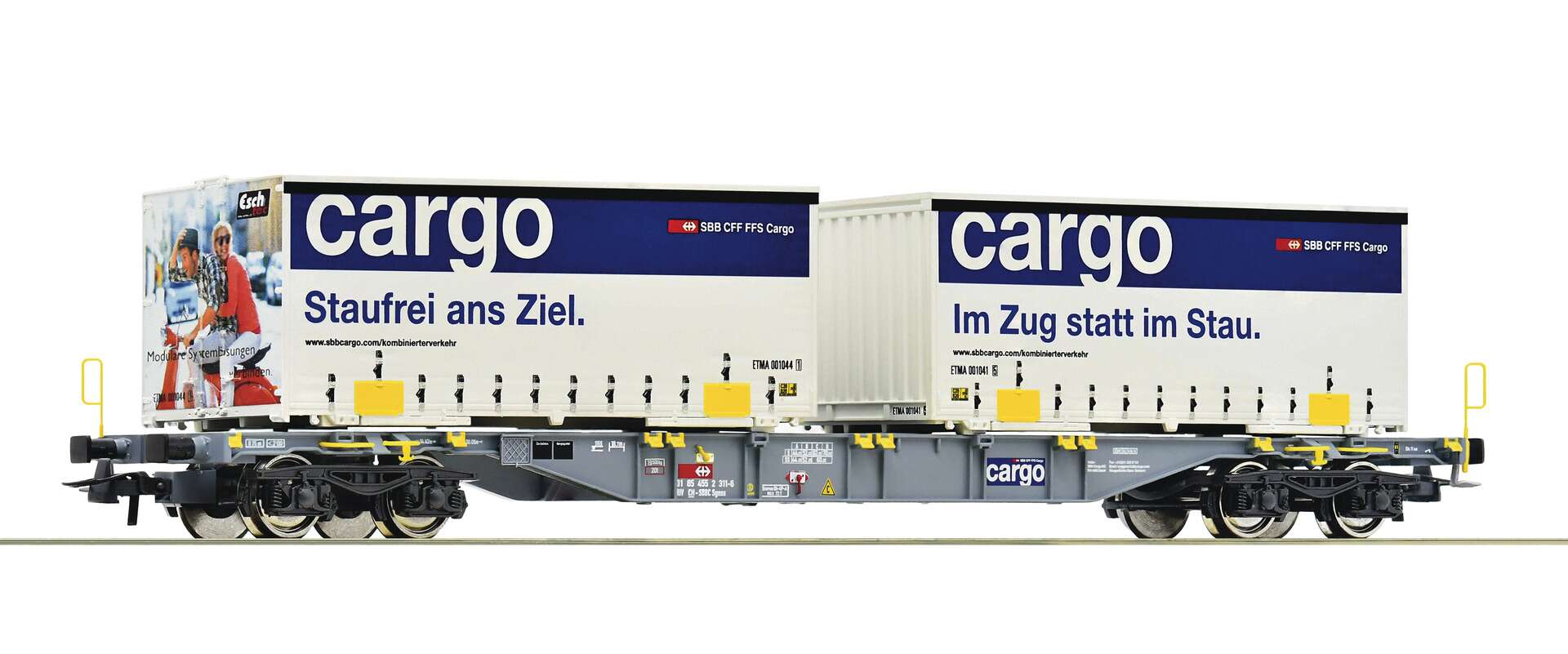 Container carrier wagon, SBB