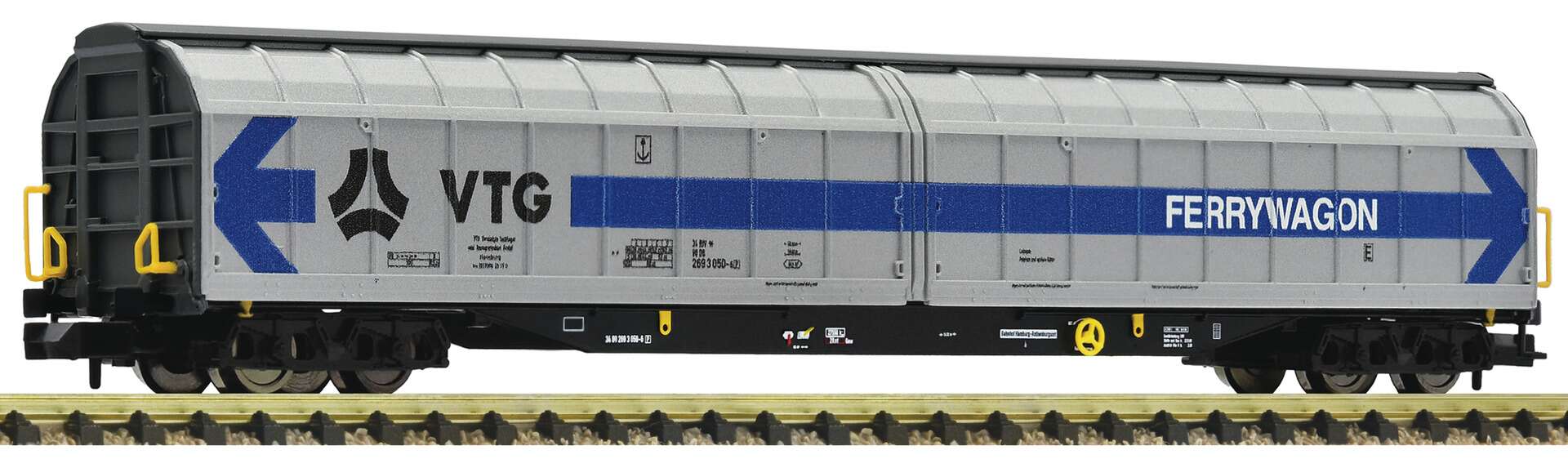 High capacity sliding wall wagon, DB