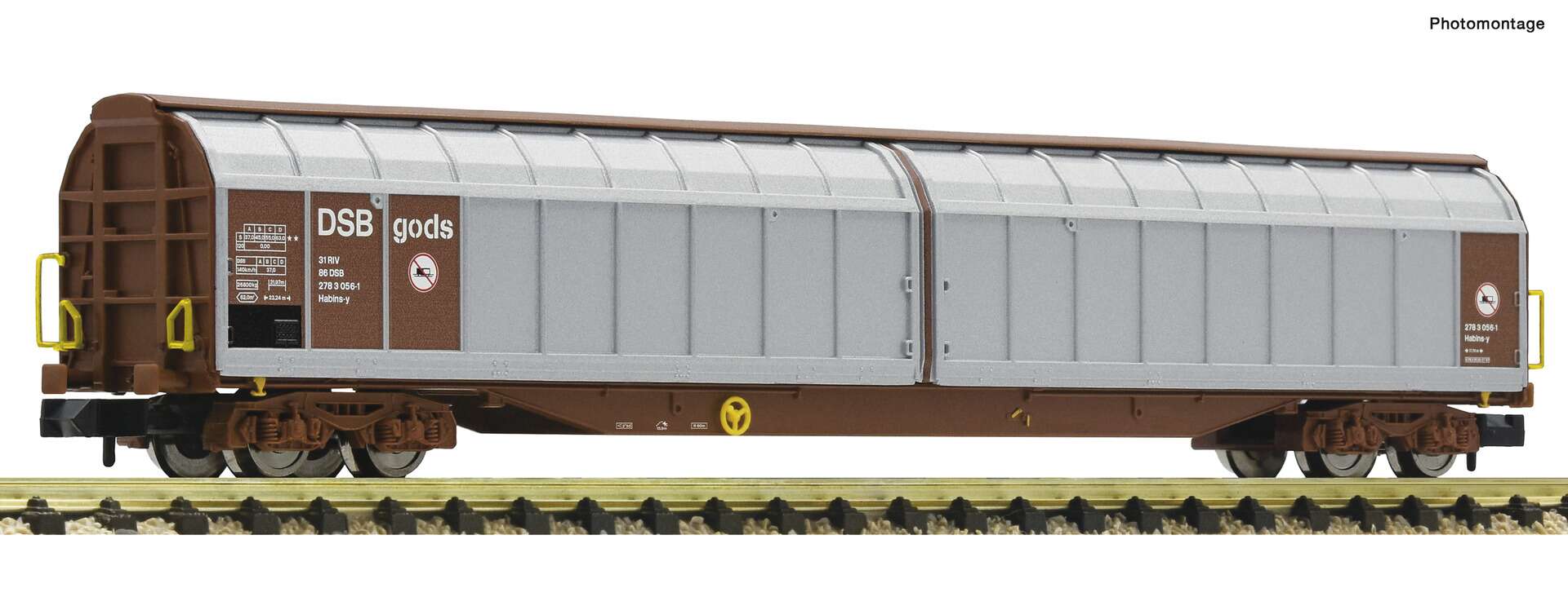 High capacity sliding wall wagon, DSB