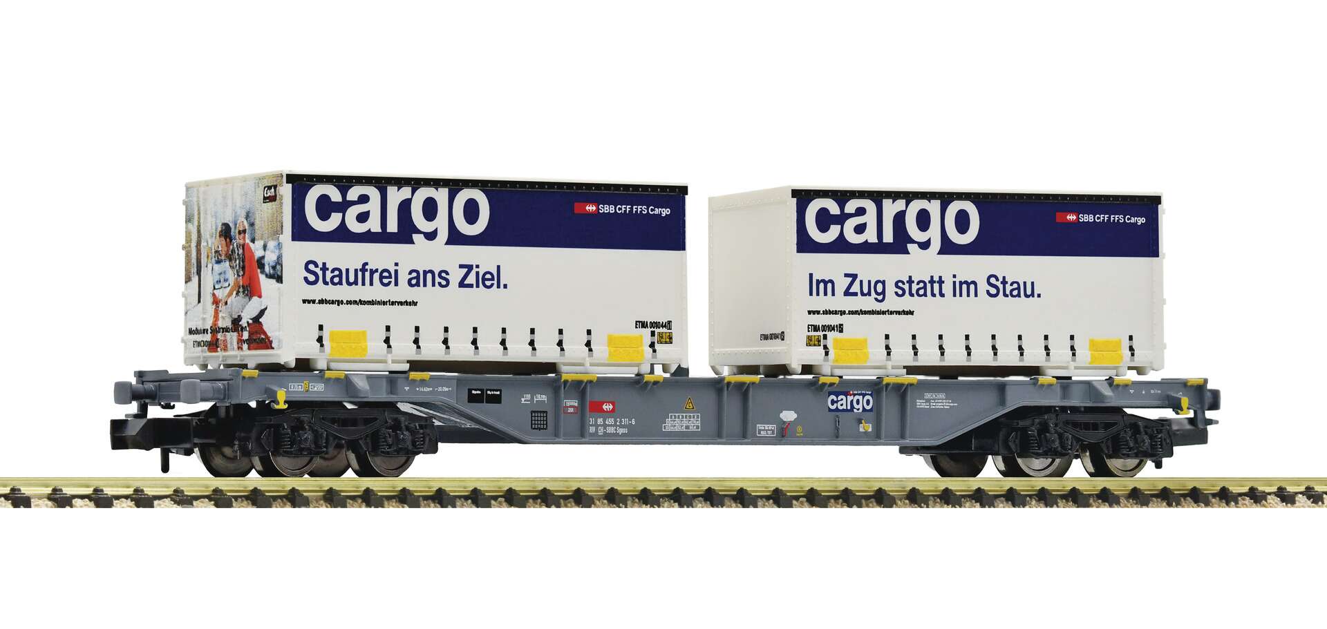 Container carrier wagon, SBB