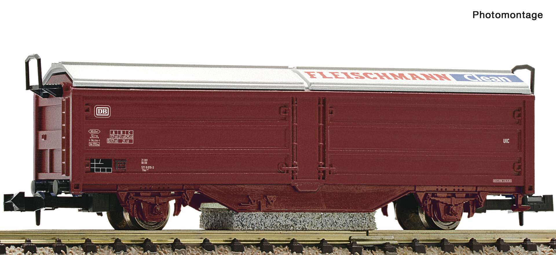 Track cleaning wagon “FLEISCHMANN Clean”, DB