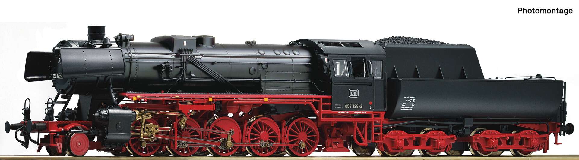 Steam locomotive 053 129-3, DB