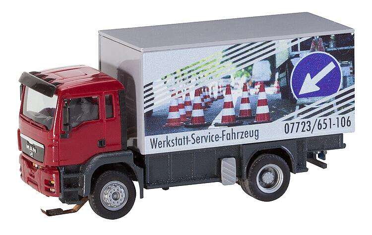 Truck MAN TGS Repair Shop Service Truck (HERPA/RIETZE)