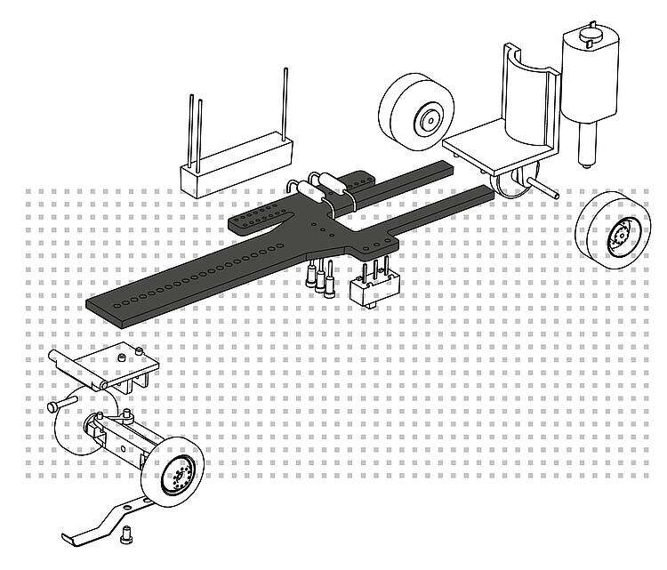 Car System Chassis kit Bus, Lorry
