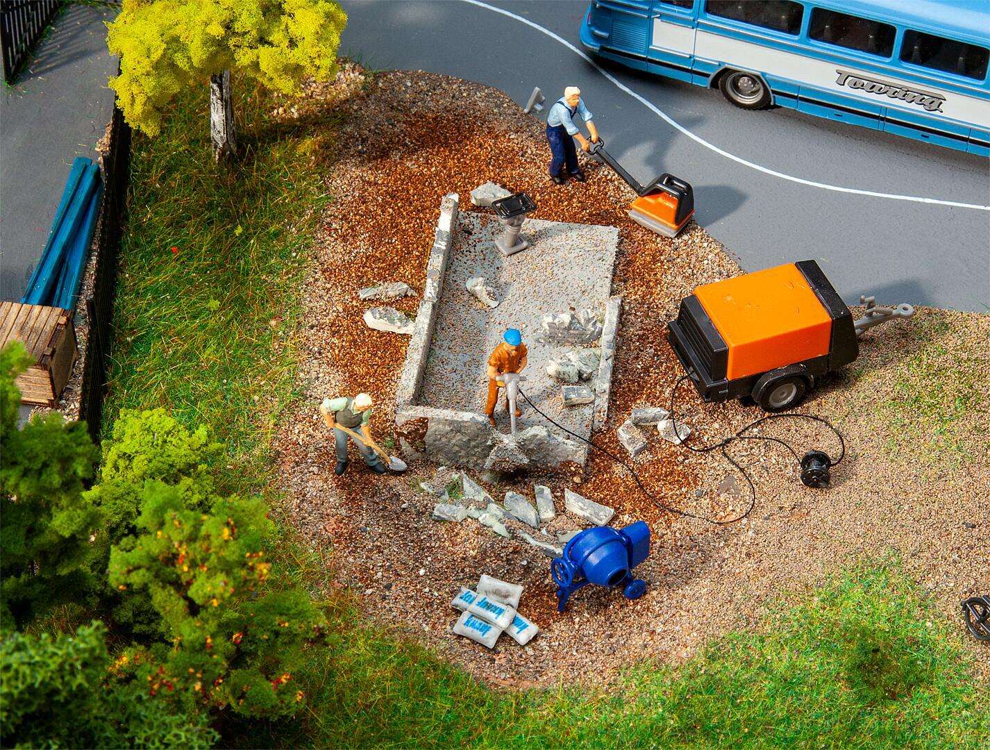 Construction machine set