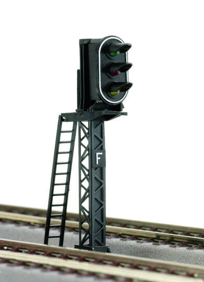 Triplicated aspect signal of the SNCF