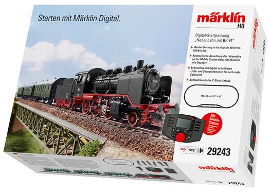 Märklin H0 - 36244 - Dampflokomotive mit Tender - BR 24 - - Catawiki