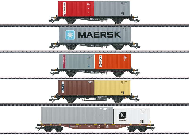 Container Transport Car Set