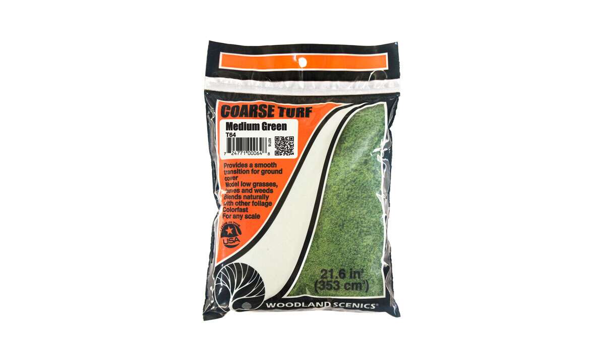 Woodland Turf, Coarse Medium Green