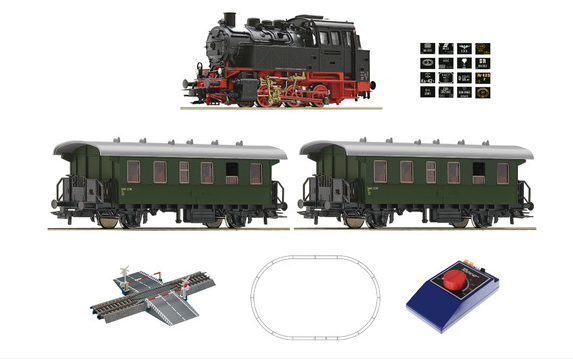 Analogue start set: Steam locomotive class 80 with passenger train
