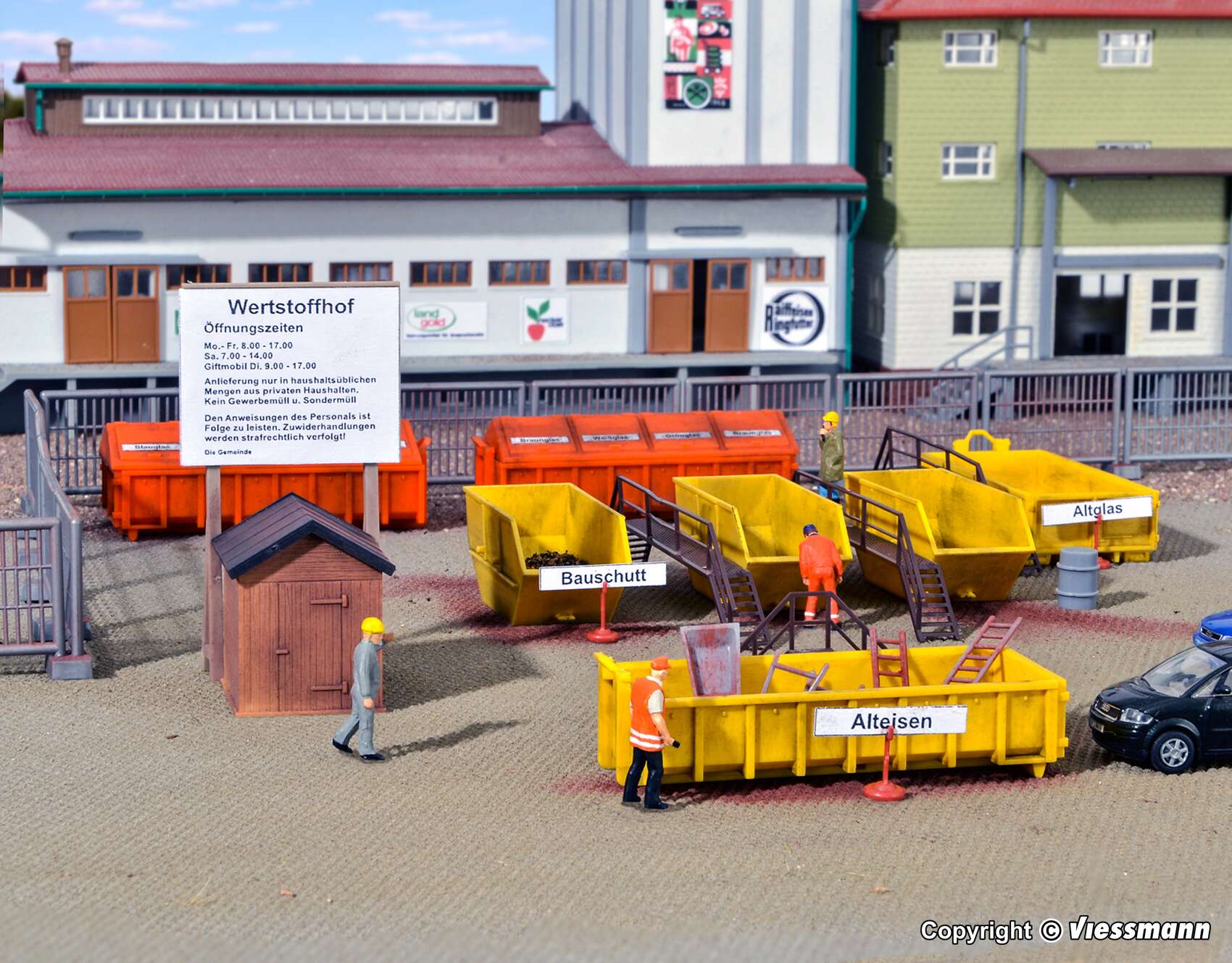 H0 Deco set Material yard