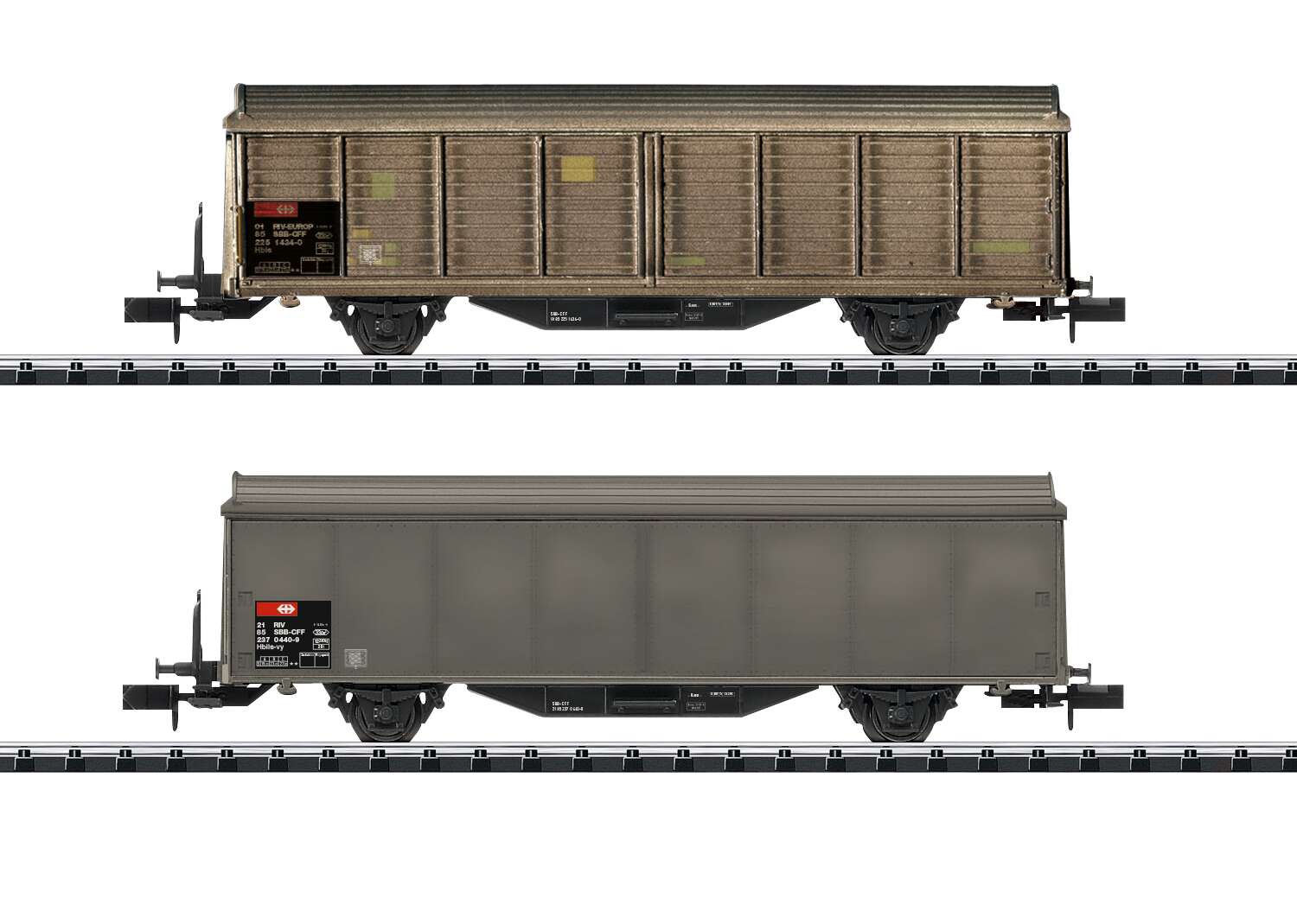 Type Hbis-v Sliding Wall Boxcar Set