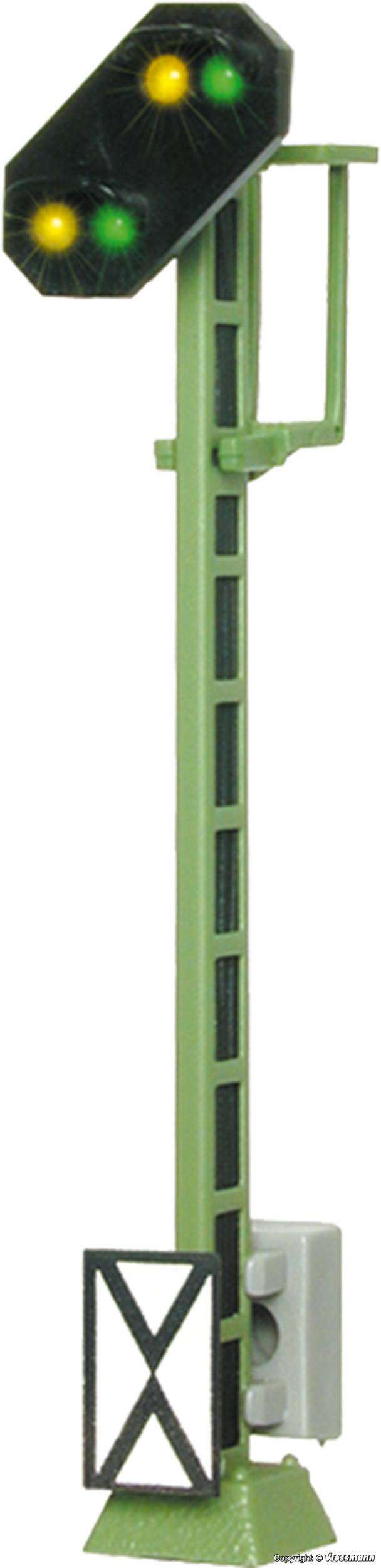 H0 Colour light distant signal