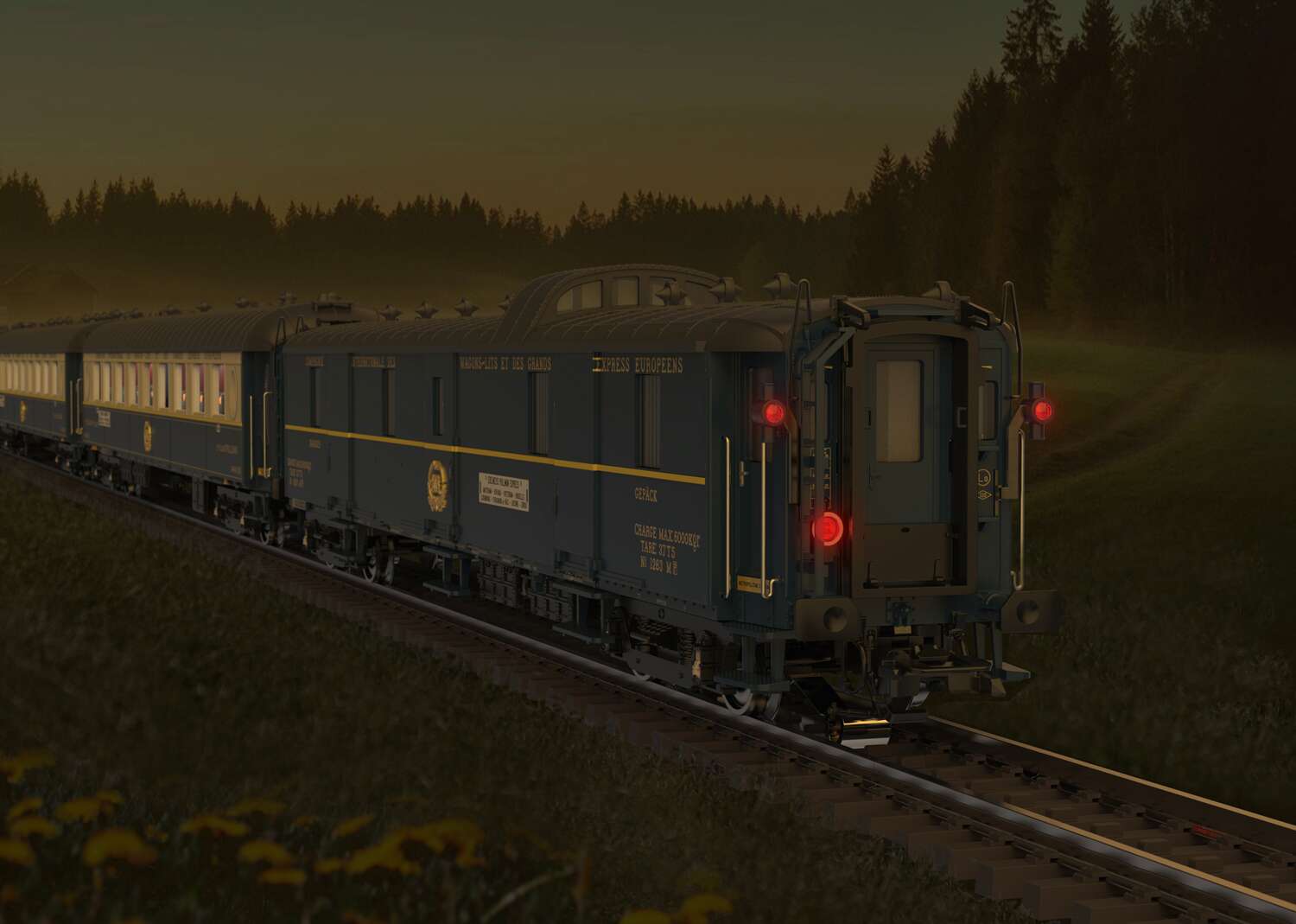 "Edelweiß" Parlor Car Set