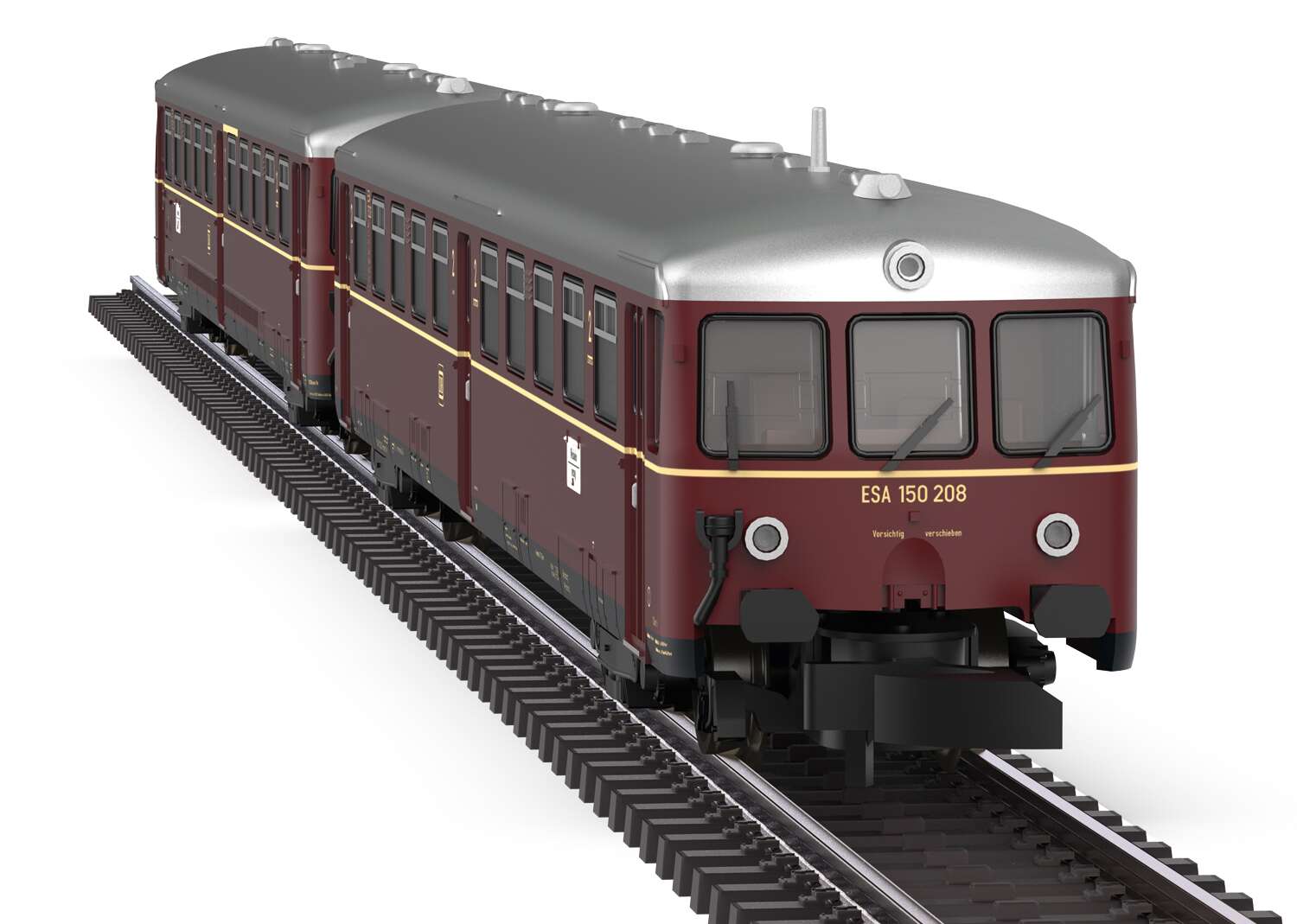 Class ETA 150 Rechargeable Battery Powered Rail Car with Class ESA 150 Control Car