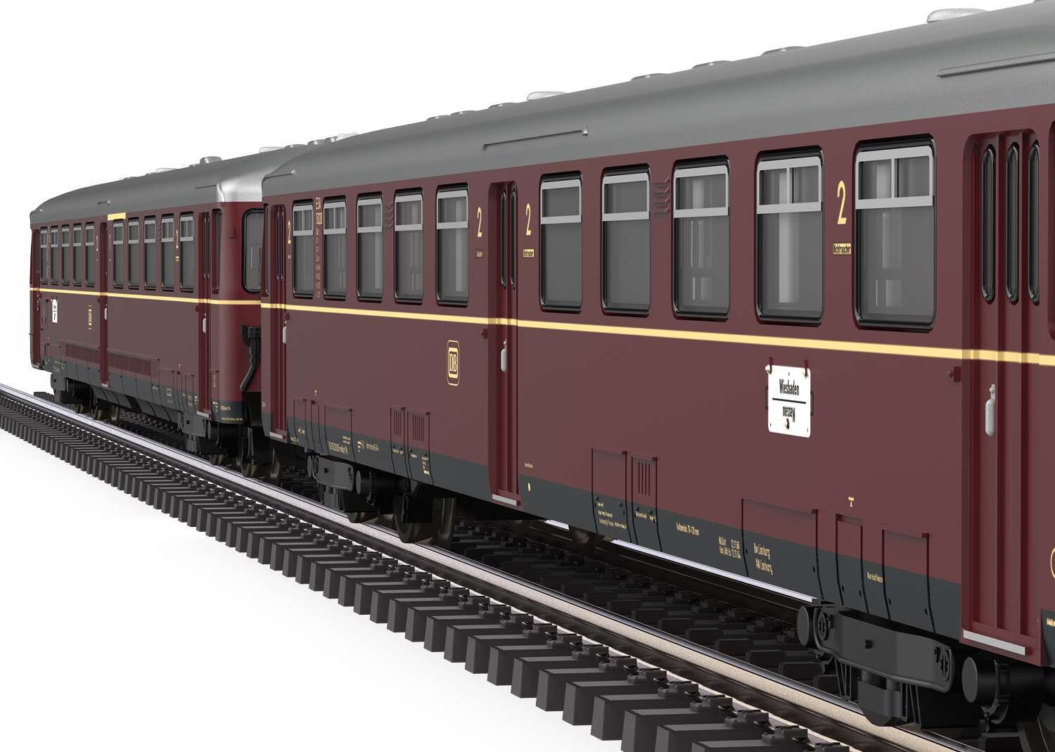 Class ETA 150 Rechargeable Battery Powered Rail Car with Class ESA 150 Control Car