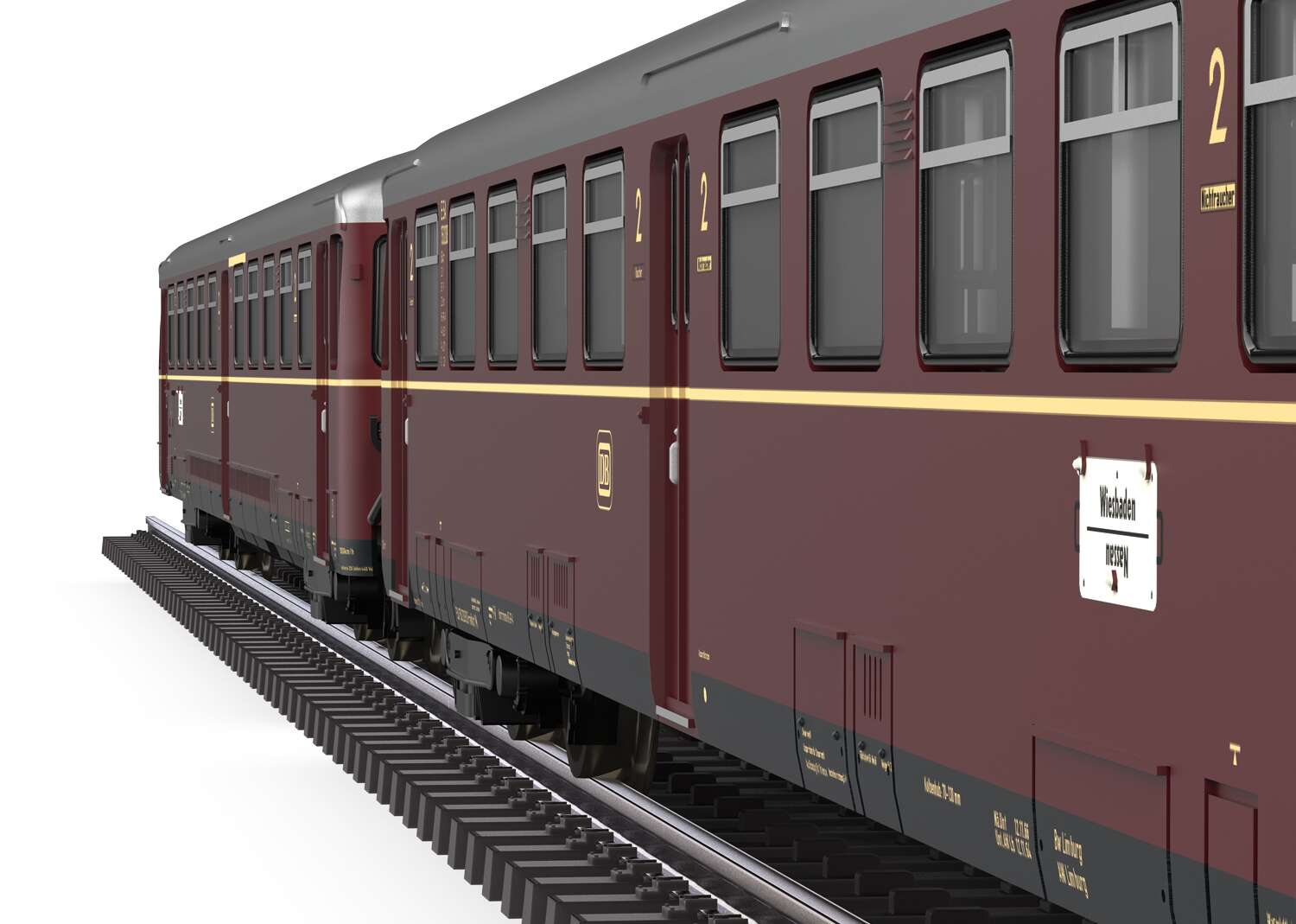 Class ETA 150 Rechargeable Battery Powered Rail Car with Class ESA 150 Control Car