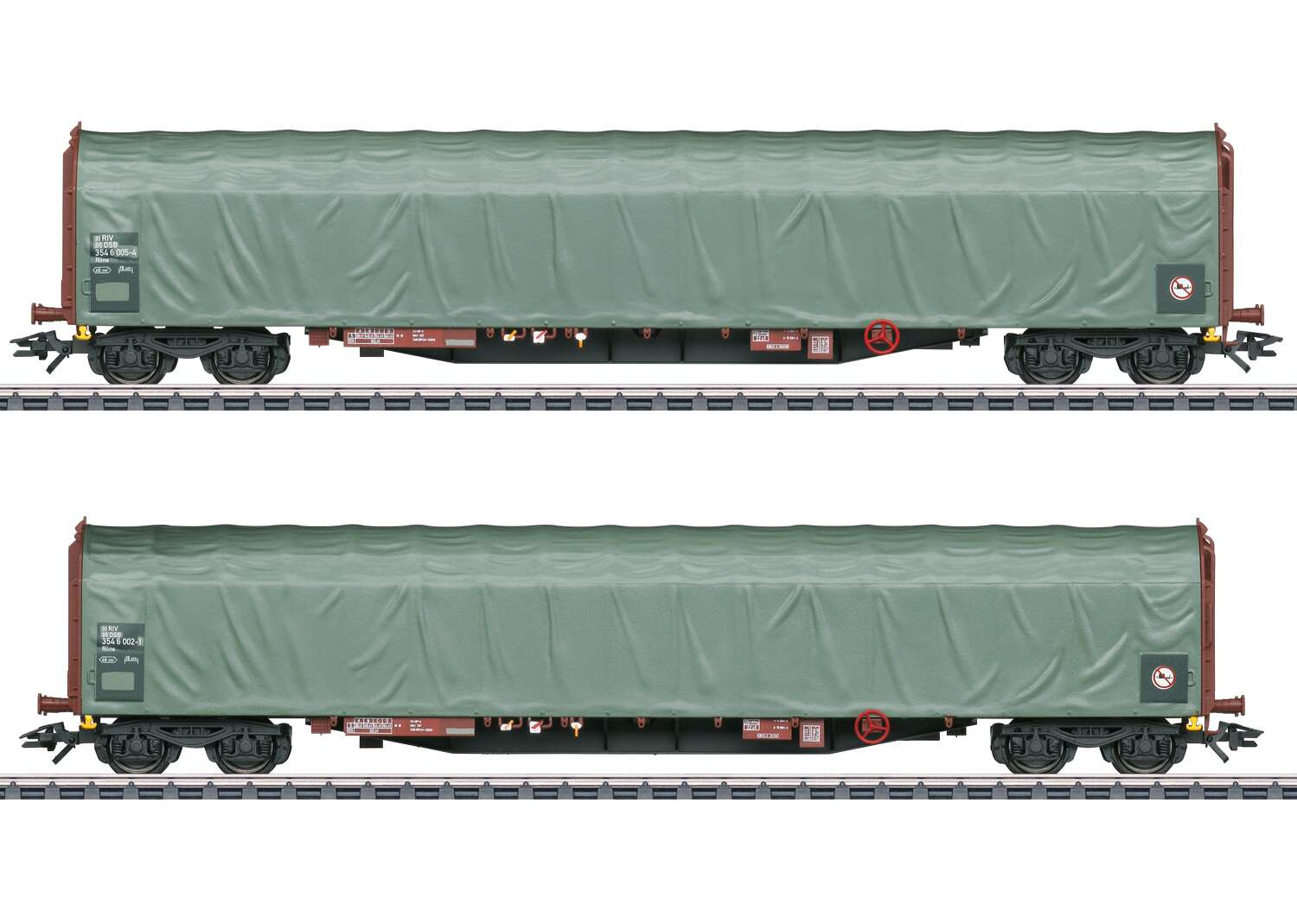 DSB Sliding Tarp Car Set