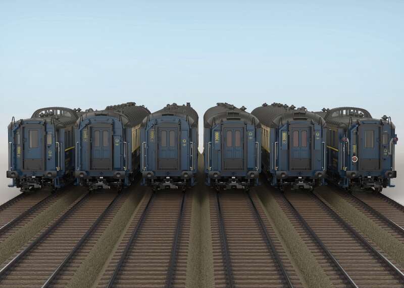 "Edelweiß" Parlor Car Set