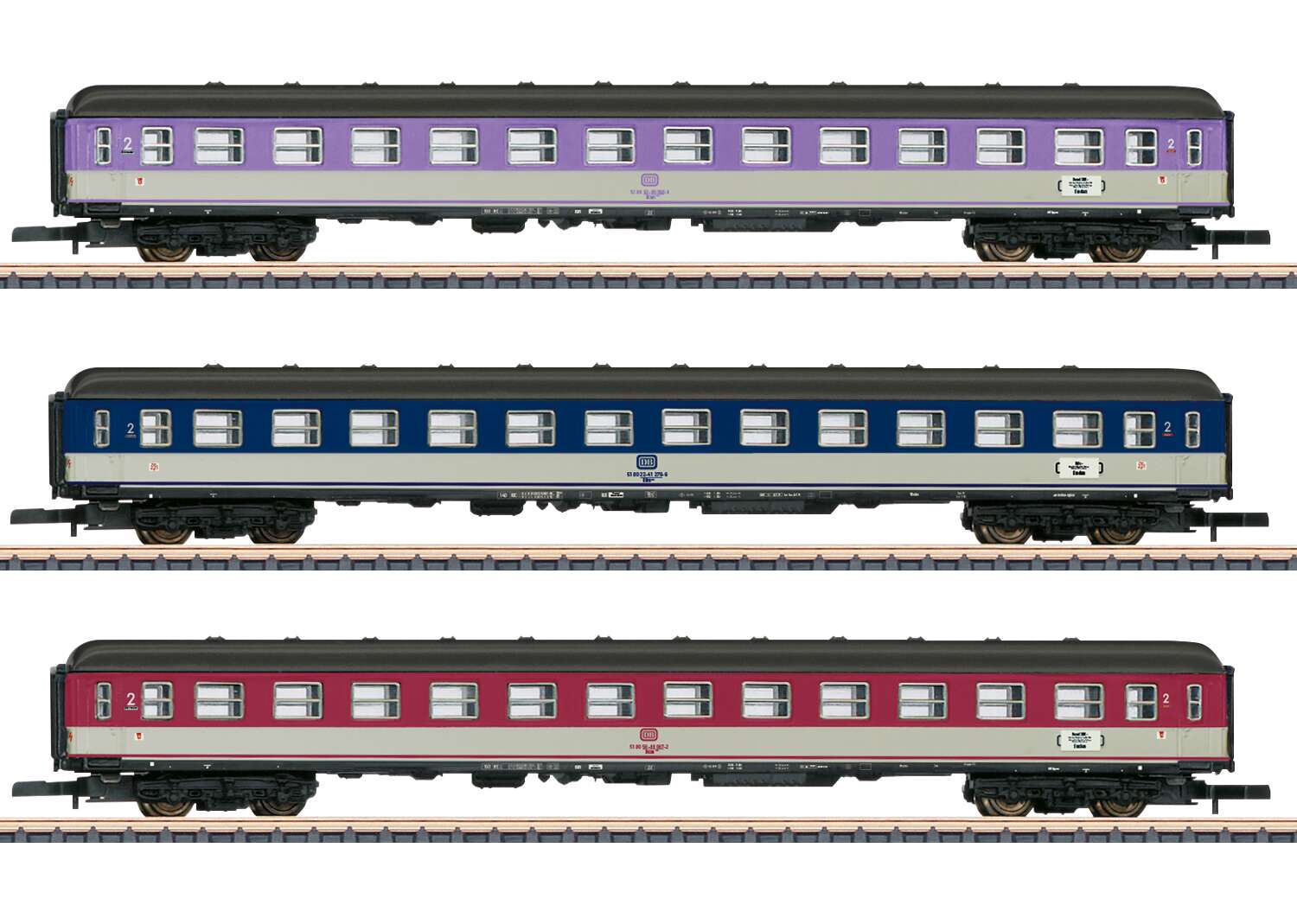 "Pop Cars" Express Train Passenger Car Set